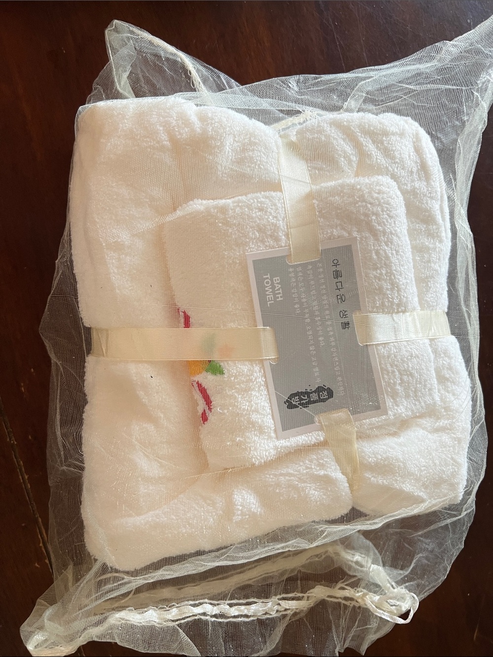 White Bath Towel Set - Soft Cotton